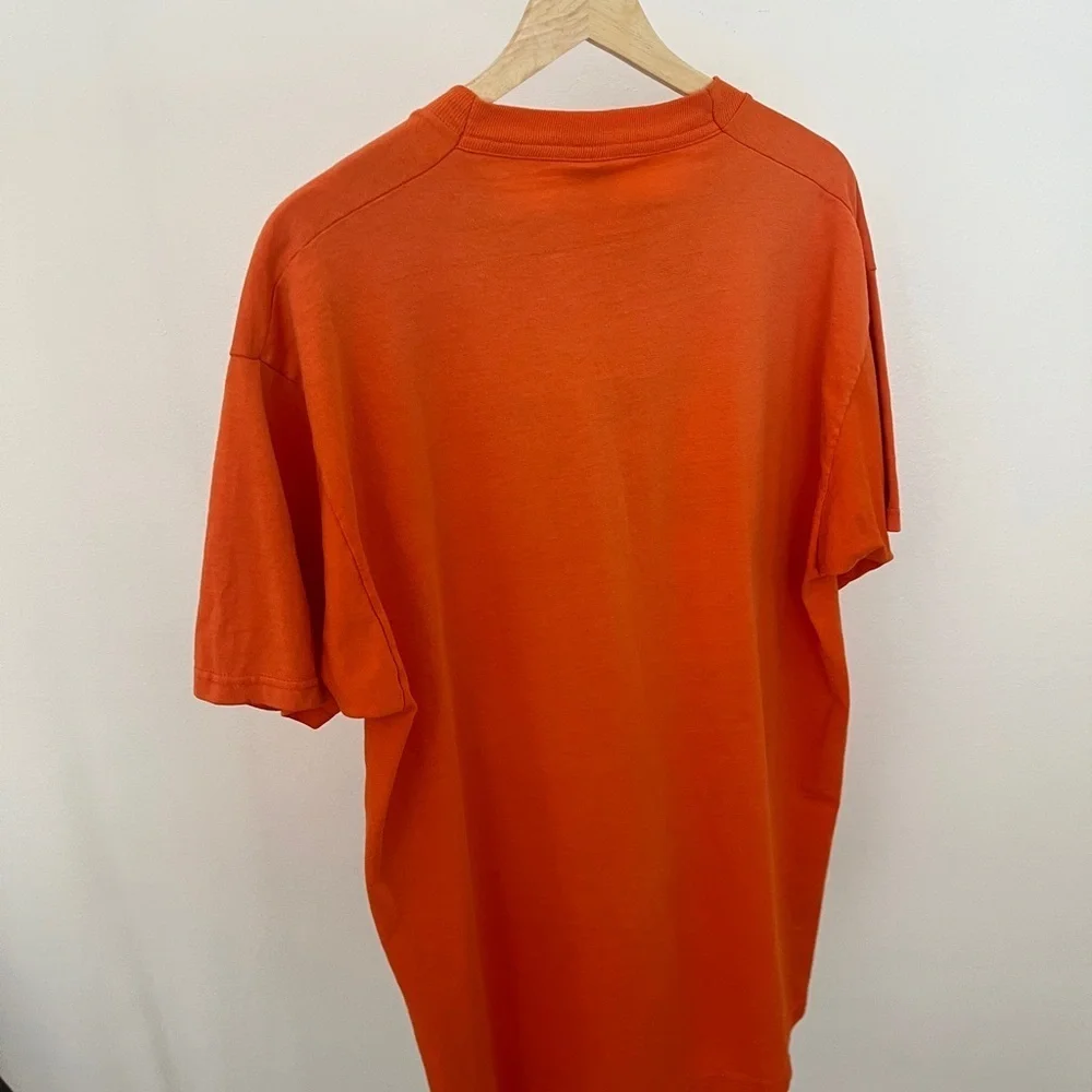 Vintage 90s Orange Race TShirt - Picture 4 of 5